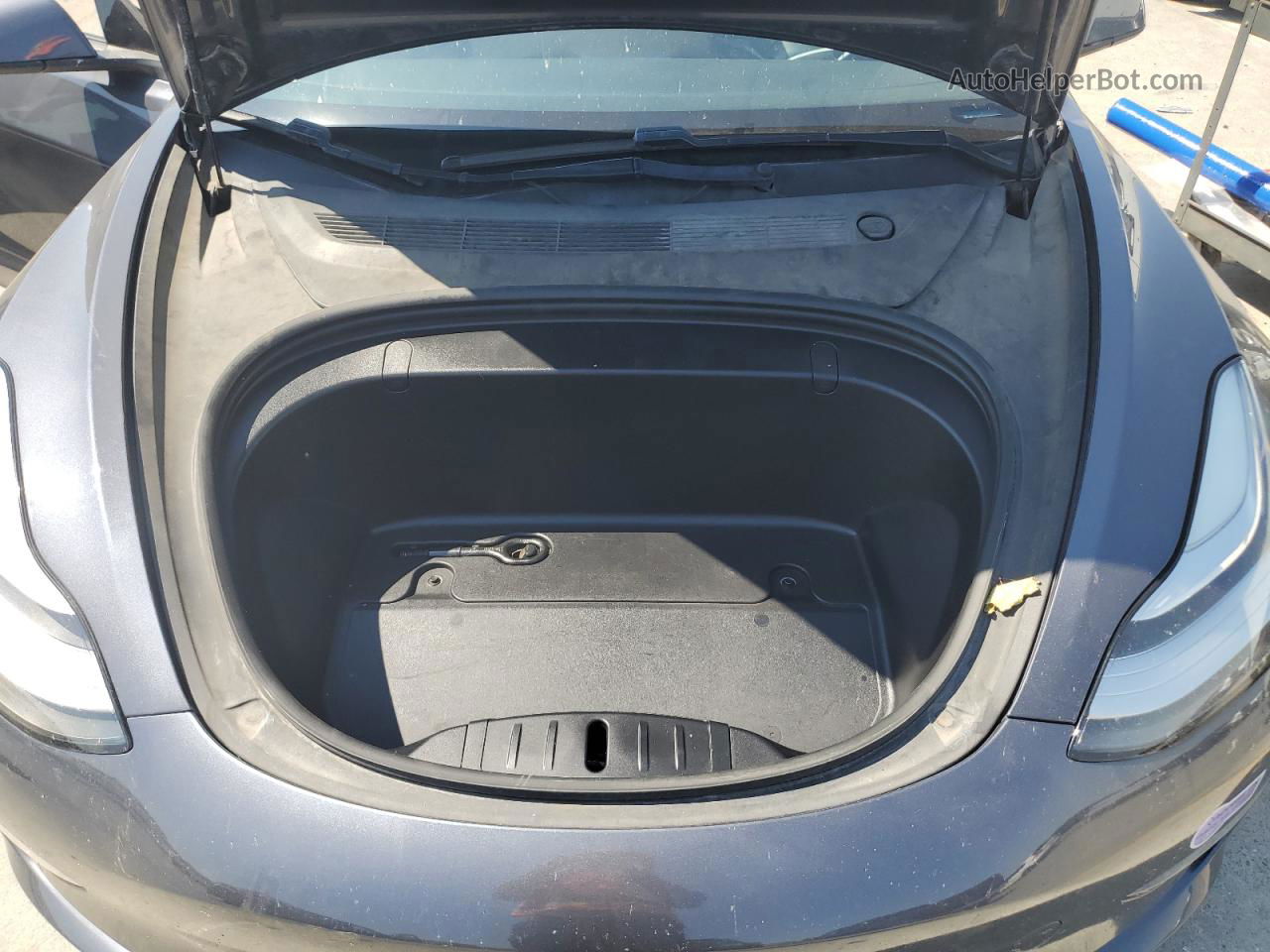 2019 Tesla Model 3  Gray vin: 5YJ3E1EA2KF397530