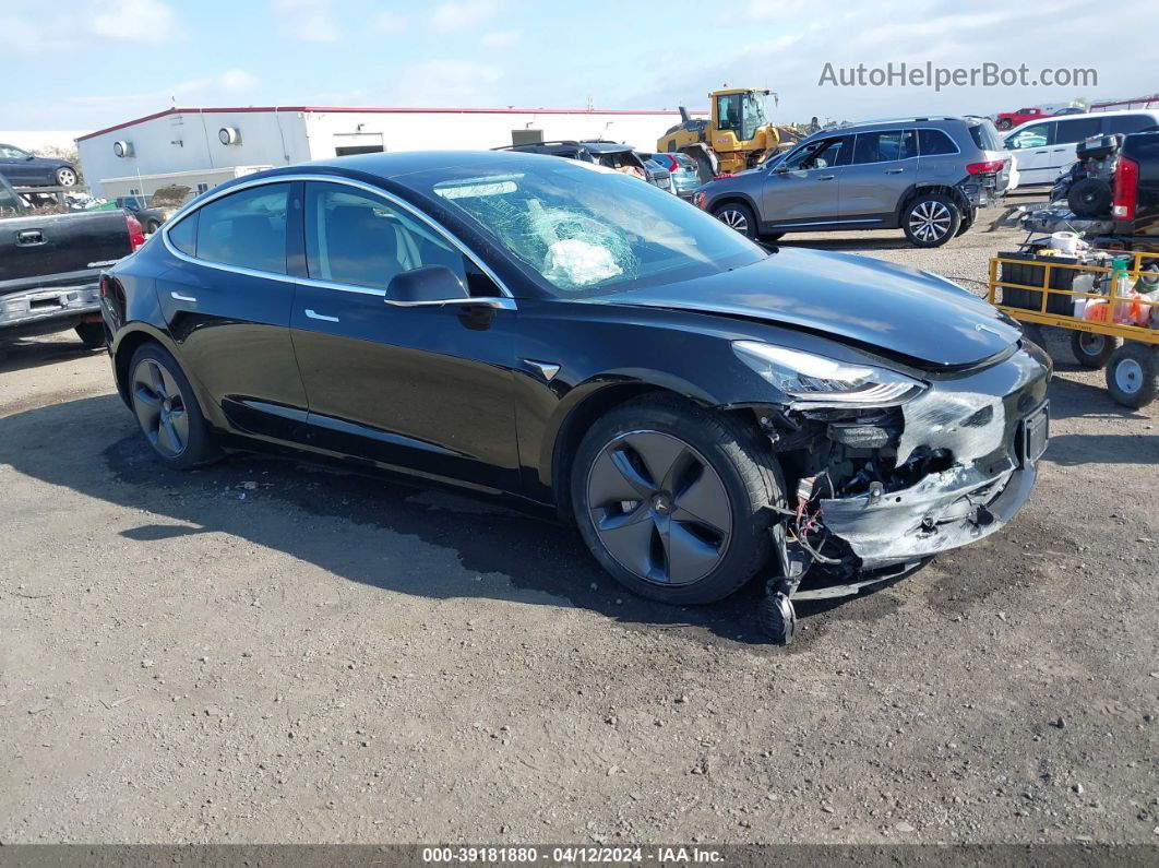 2019 Tesla Model 3 Black vin: 5YJ3E1EA2KF426721