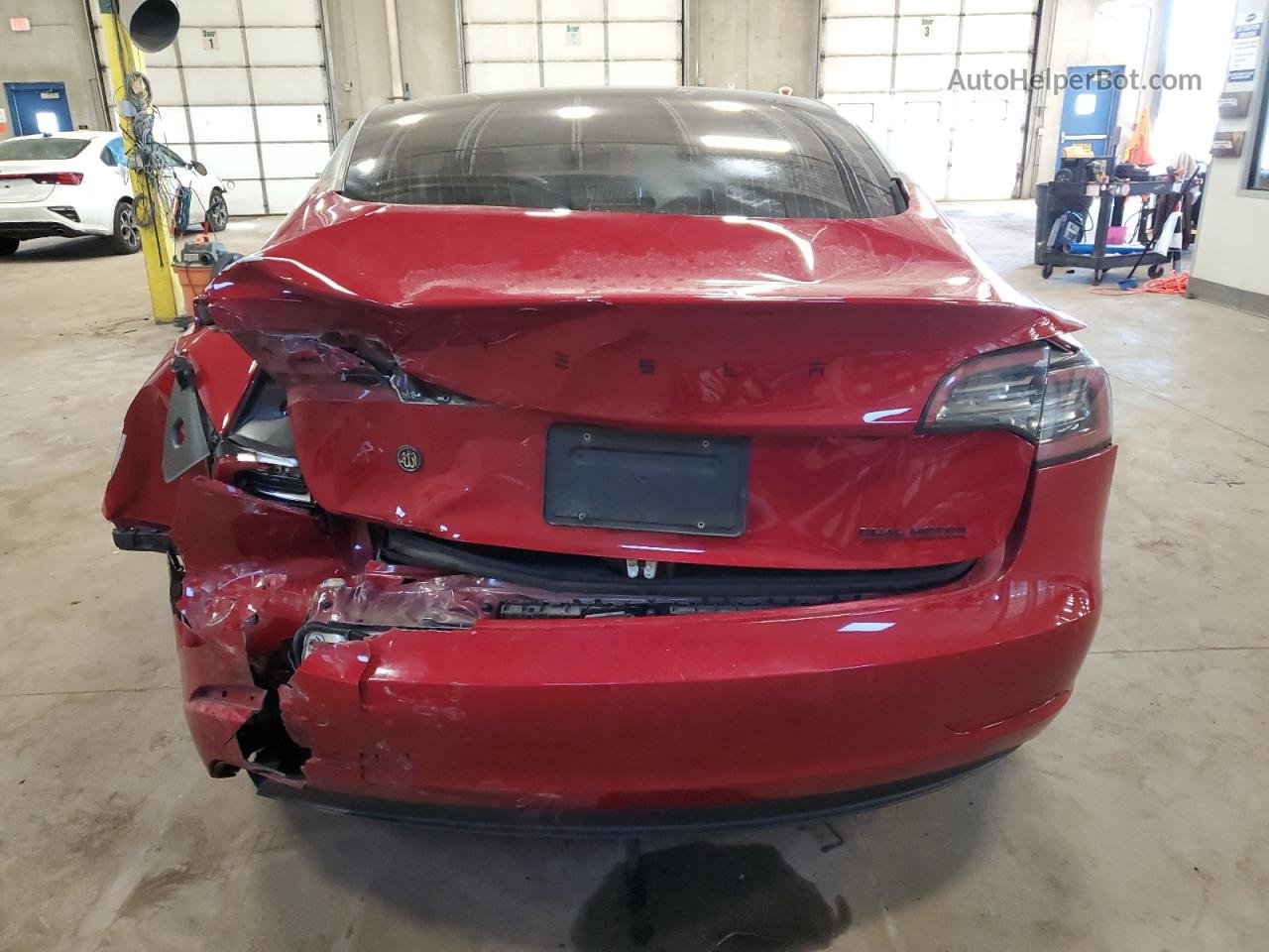 2019 Tesla Model 3  Красный vin: 5YJ3E1EA2KF428131