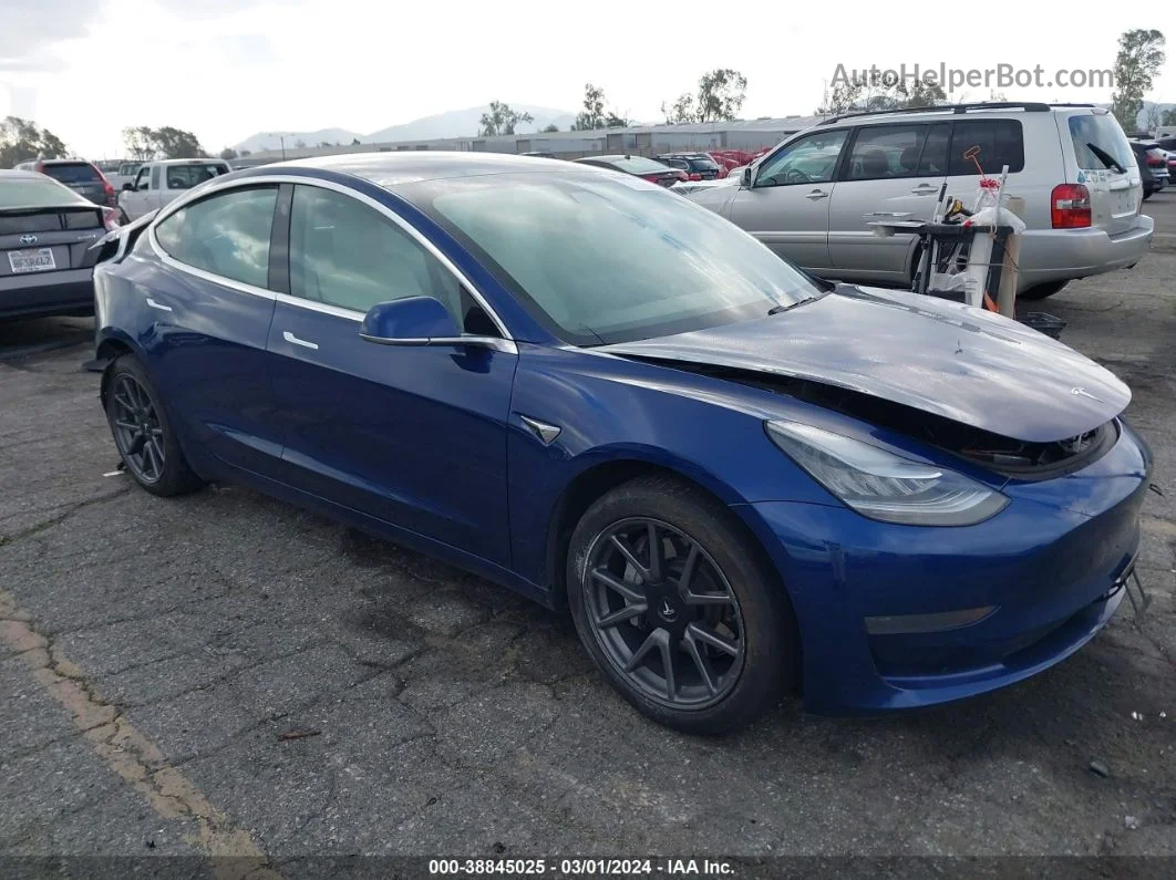 2019 Tesla Model 3 Long Range/mid Range/standard Range/standard Range Plus Blue vin: 5YJ3E1EA2KF486109