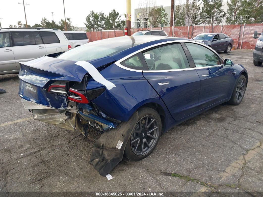 2019 Tesla Model 3 Long Range/mid Range/standard Range/standard Range Plus Синий vin: 5YJ3E1EA2KF486109