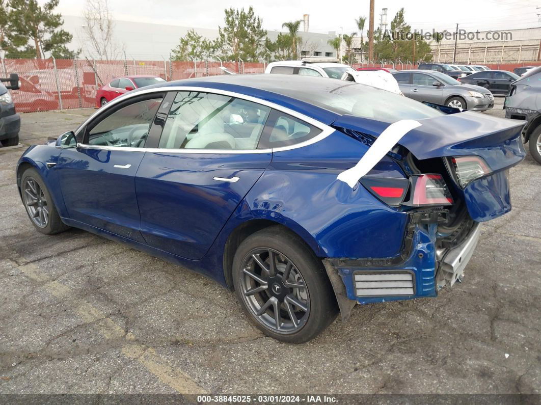 2019 Tesla Model 3 Long Range/mid Range/standard Range/standard Range Plus Blue vin: 5YJ3E1EA2KF486109