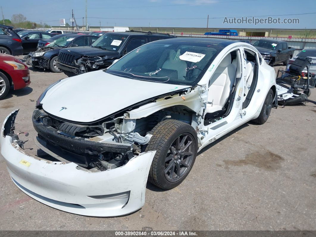 2019 Tesla Model 3 Long Range/mid Range/standard Range/standard Range Plus White vin: 5YJ3E1EA2KF486479