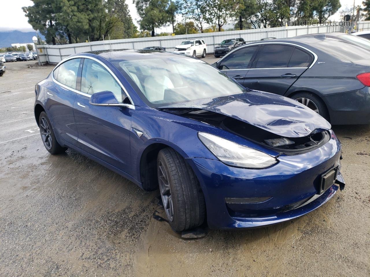 2019 Tesla Model 3  Blue vin: 5YJ3E1EA2KF509050