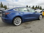 2019 Tesla Model 3  Blue vin: 5YJ3E1EA2KF509744