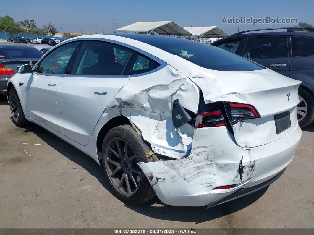 2020 Tesla Model 3 Standard Range White vin: 5YJ3E1EA2LF613832