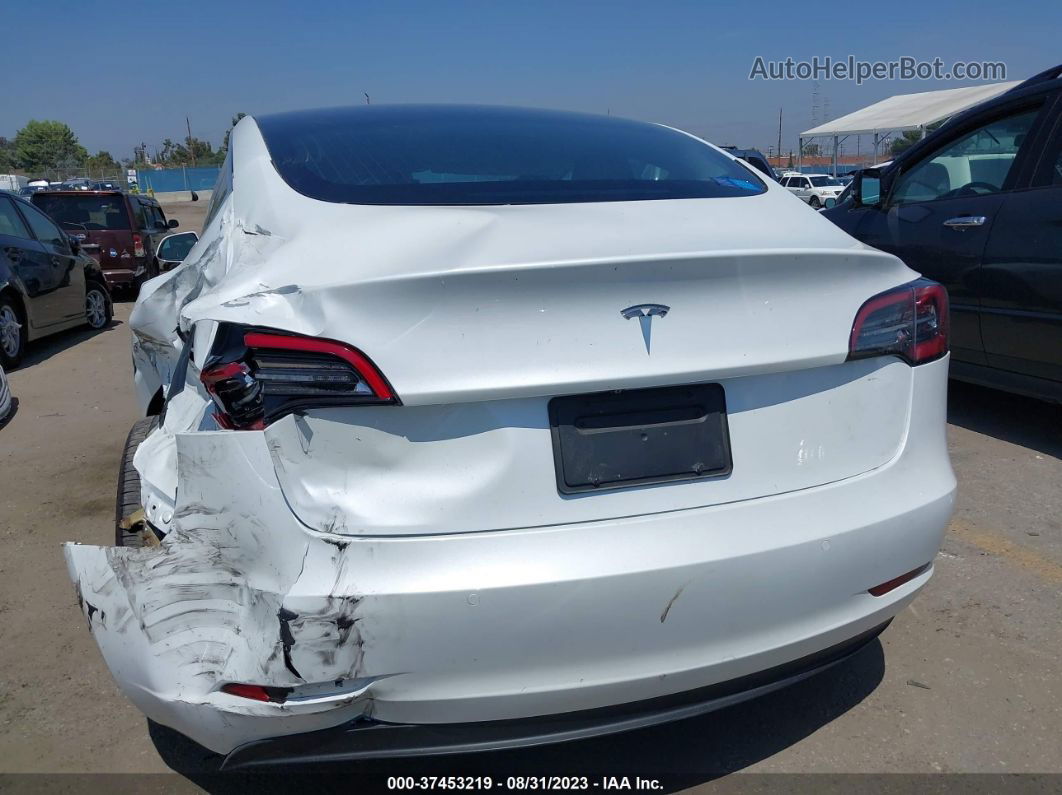 2020 Tesla Model 3 Standard Range White vin: 5YJ3E1EA2LF613832