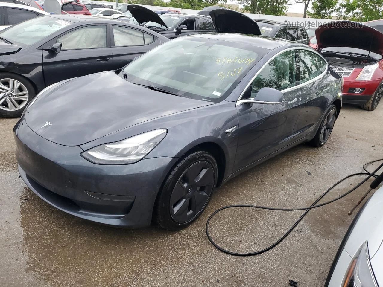 2020 Tesla Model 3  Серый vin: 5YJ3E1EA2LF626967