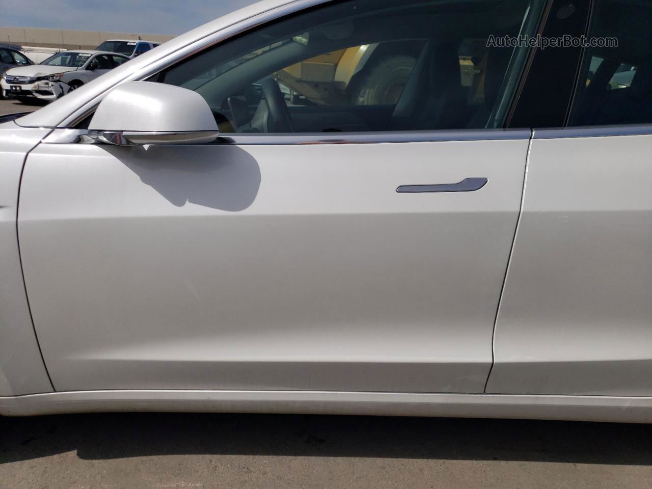 2020 Tesla Model 3  White vin: 5YJ3E1EA2LF632767