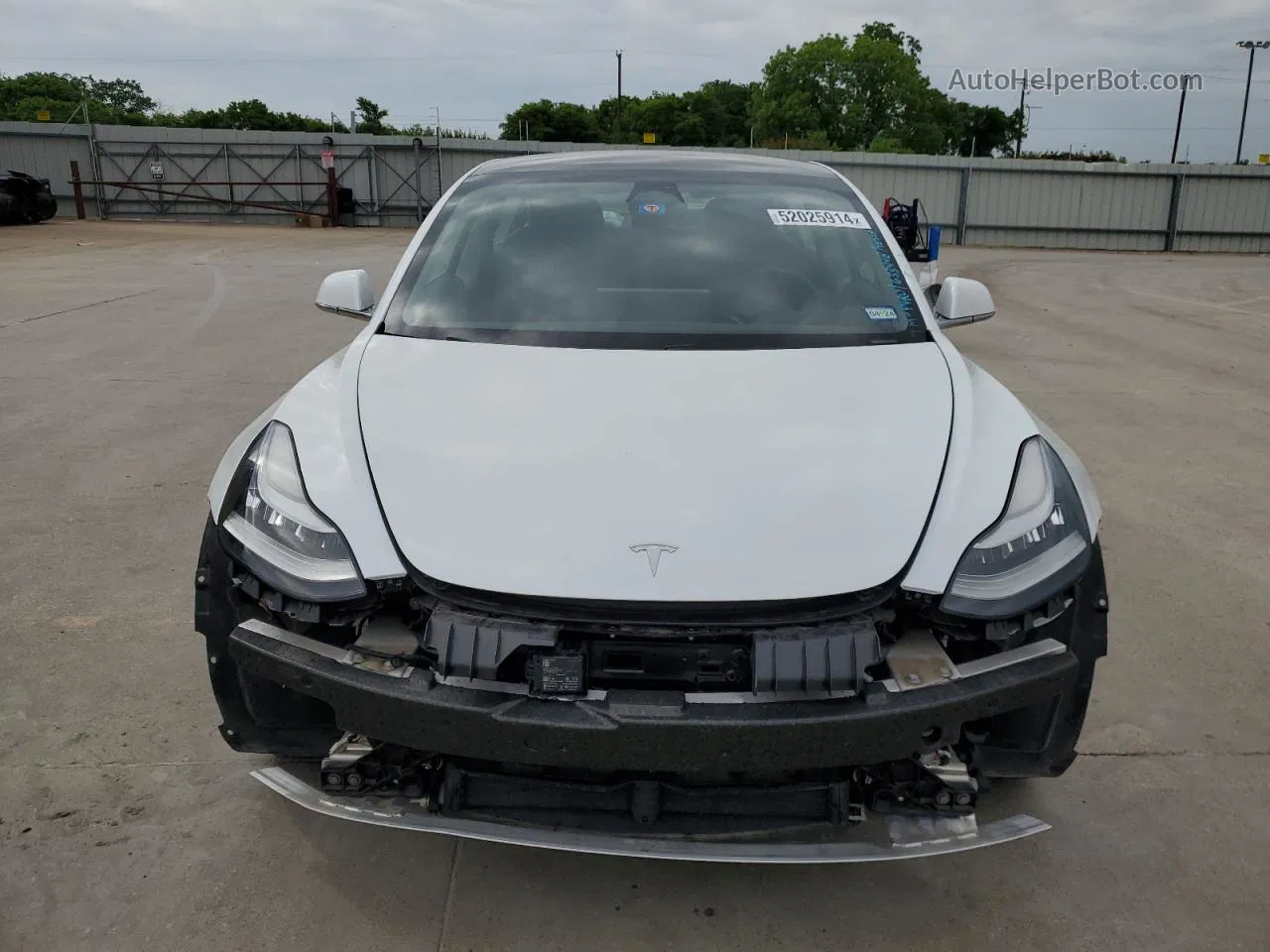 2020 Tesla Model 3  White vin: 5YJ3E1EA2LF633448