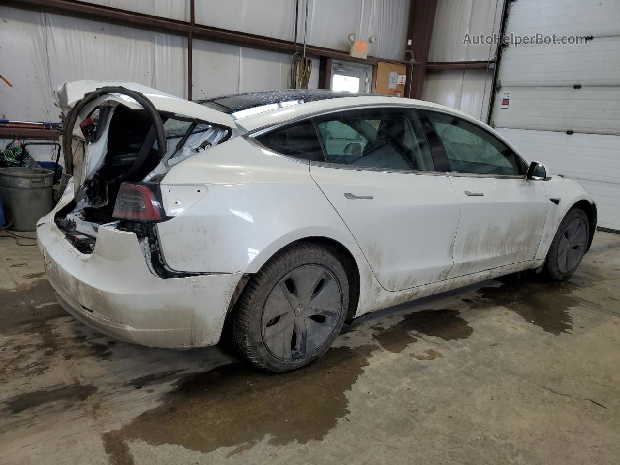 2020 Tesla Model 3  White vin: 5YJ3E1EA2LF720959