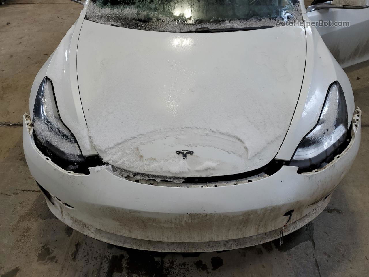 2020 Tesla Model 3  White vin: 5YJ3E1EA2LF720959