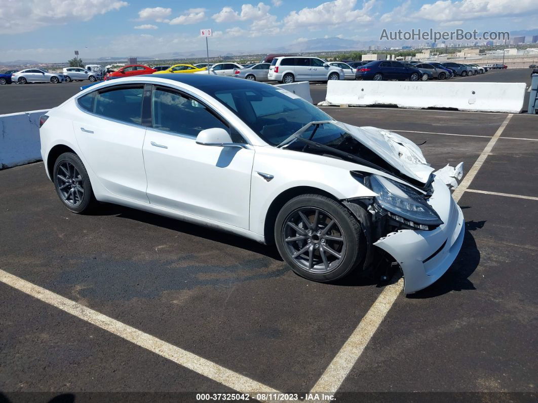 2020 Tesla Model 3 Standard Range White vin: 5YJ3E1EA2LF745165