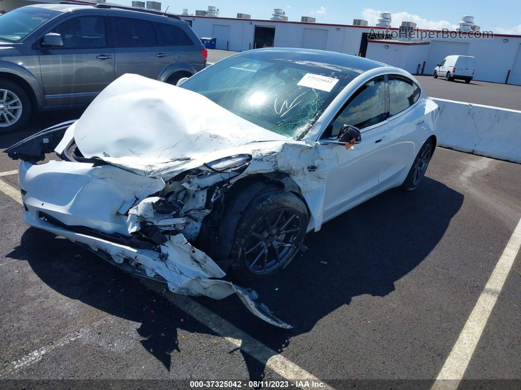 2020 Tesla Model 3 Standard Range White vin: 5YJ3E1EA2LF745165