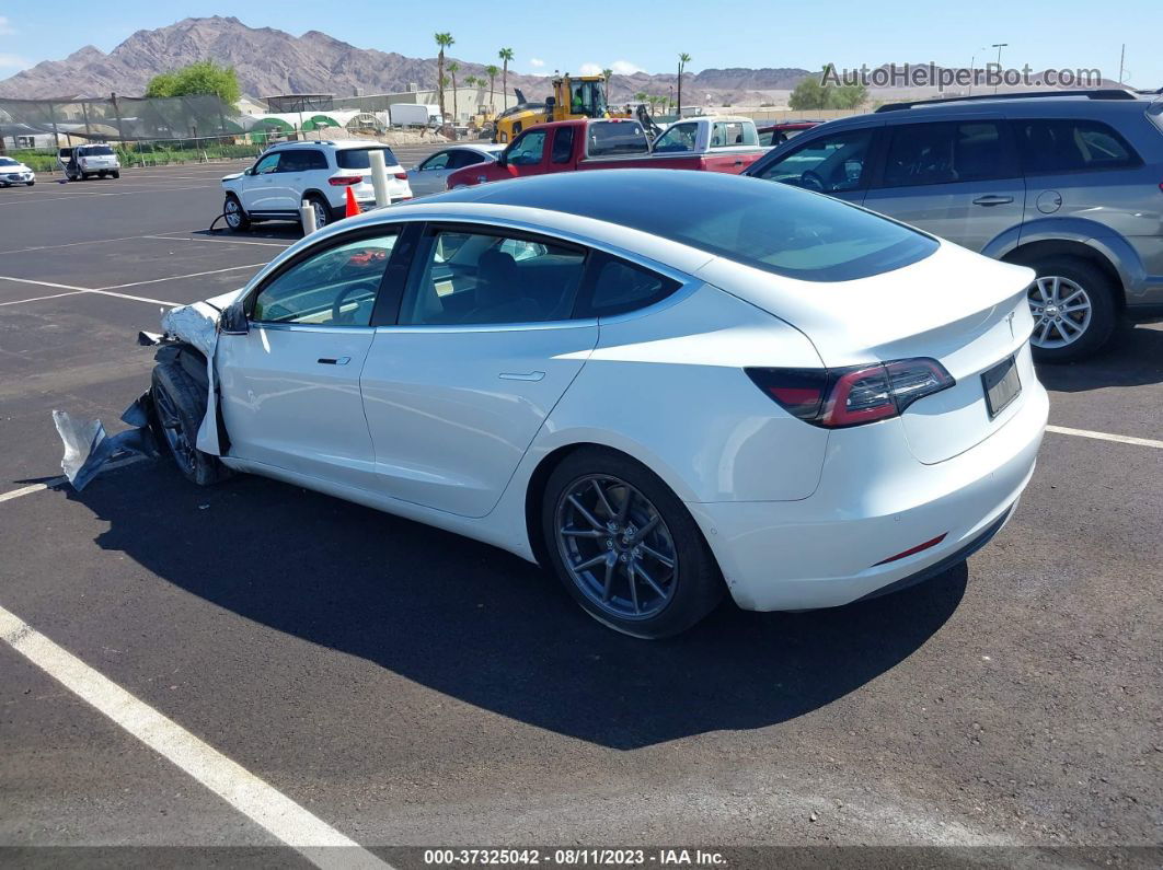 2020 Tesla Model 3 Standard Range White vin: 5YJ3E1EA2LF745165