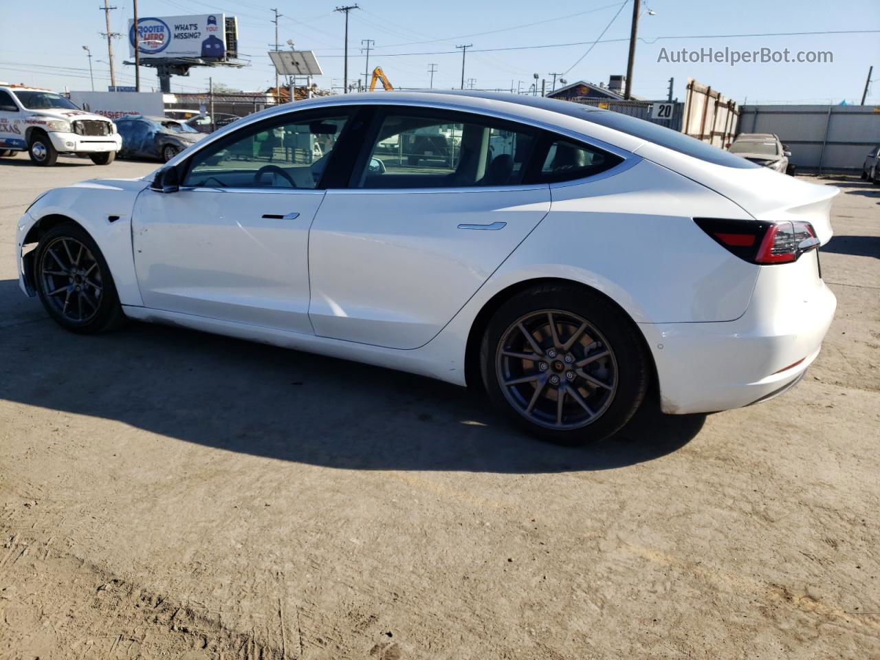 2020 Tesla Model 3  White vin: 5YJ3E1EA2LF745165