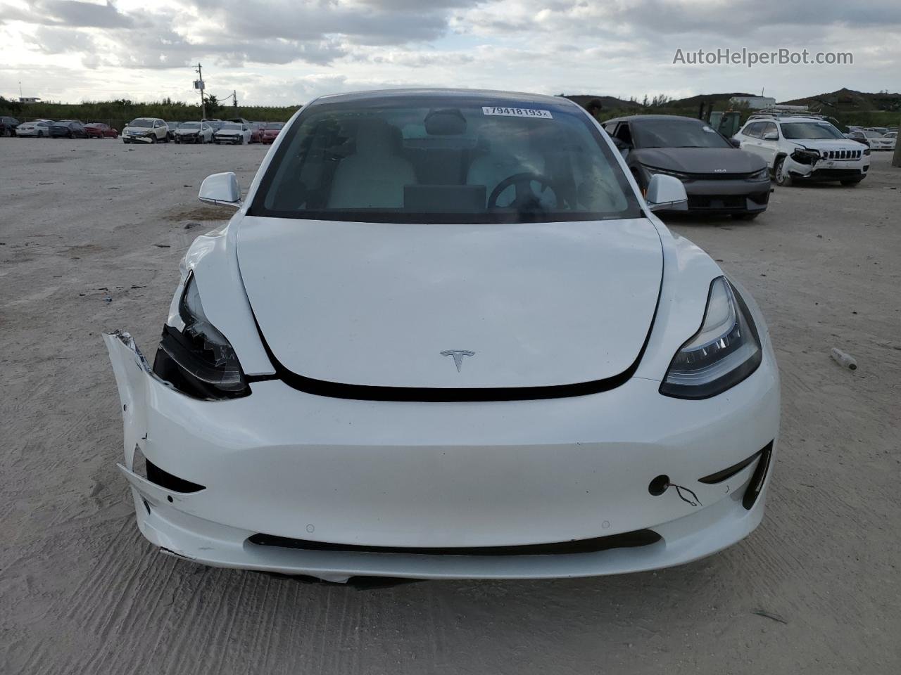 2020 Tesla Model 3  Белый vin: 5YJ3E1EA2LF785911