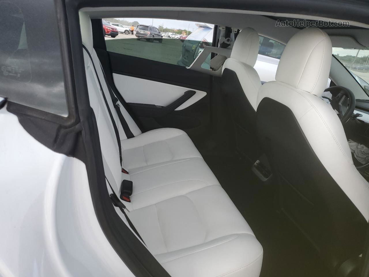 2020 Tesla Model 3  White vin: 5YJ3E1EA2LF785911