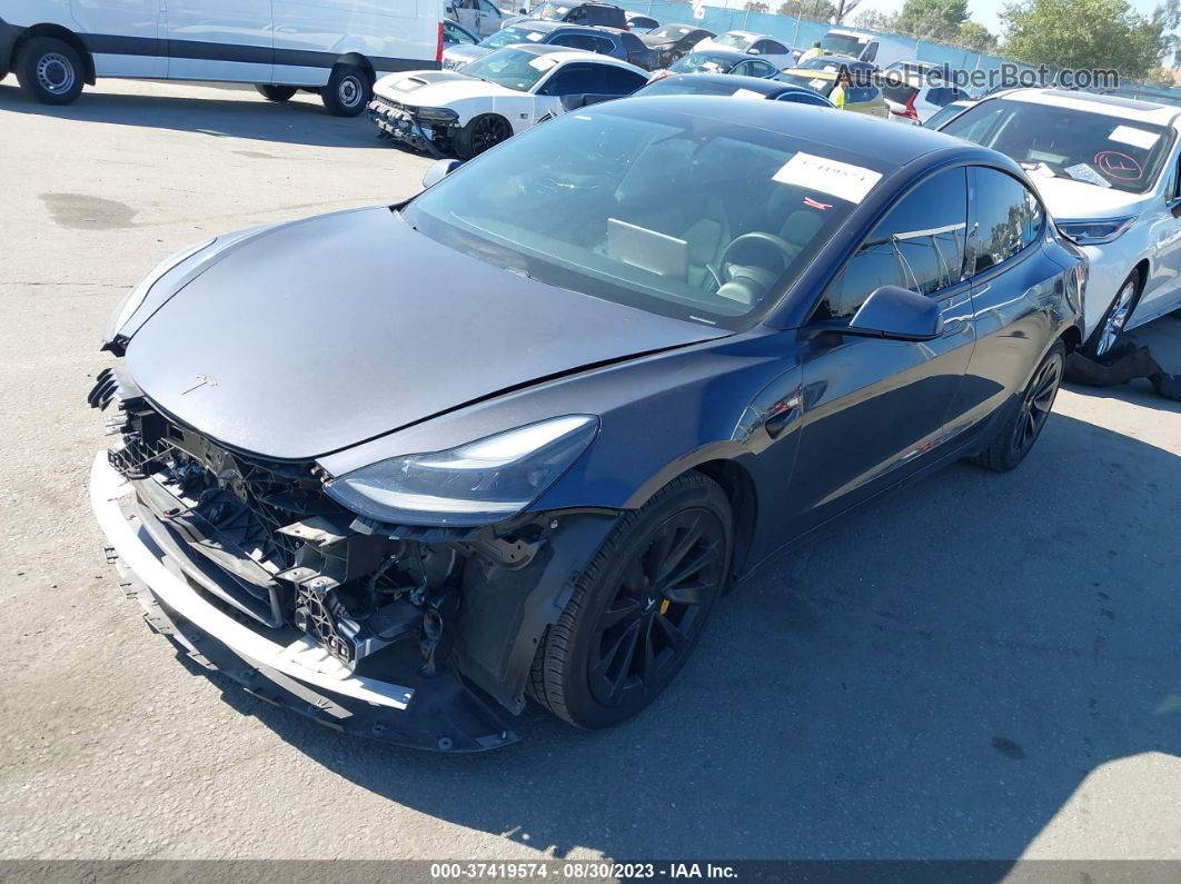 2021 Tesla Model 3 Standard Range Plus Gray vin: 5YJ3E1EA2MF029979