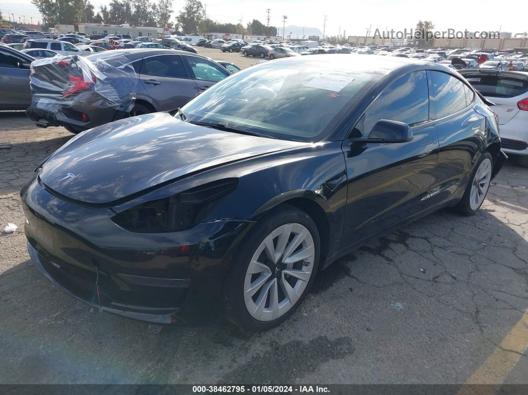 2021 Tesla Model 3 Standard Range Plus Rear-wheel Drive Black vin: 5YJ3E1EA2MF066594