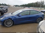 2021 Tesla Model 3 Standard Range Plus Rear-wheel Drive Blue vin: 5YJ3E1EA2MF091785