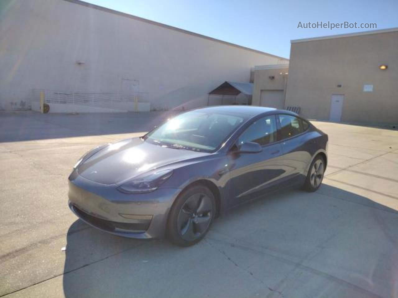 2021 Tesla Model 3  Серый vin: 5YJ3E1EA2MF092287