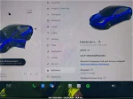 2021 Tesla Model 3 Standard Range Plus Rear-wheel Drive Blue vin: 5YJ3E1EA2MF094055