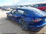 2021 Tesla Model 3 Standard Range Plus Rear-wheel Drive Синий vin: 5YJ3E1EA2MF094993