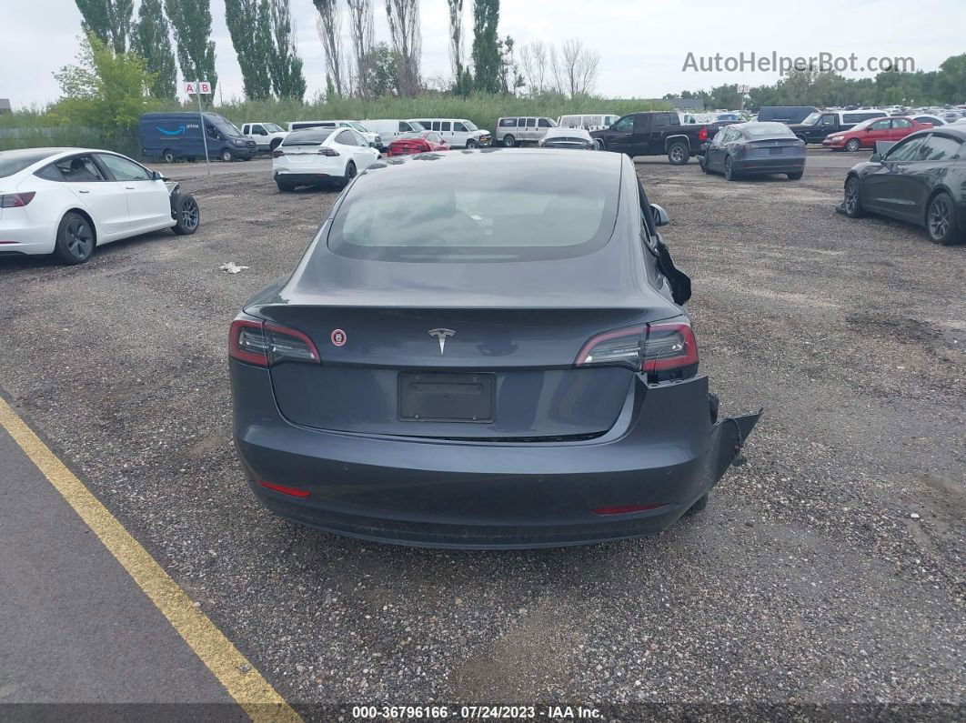 2021 Tesla Model 3 Standard Range Plus Gray vin: 5YJ3E1EA2MF851004