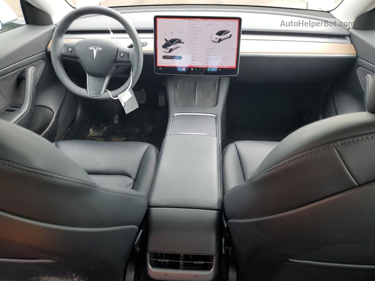 2021 Tesla Model 3  White vin: 5YJ3E1EA2MF852508