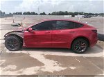 2021 Tesla Model 3 Standard Range Plus Красный vin: 5YJ3E1EA2MF915848
