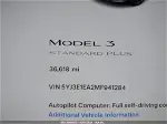 2021 Tesla Model 3 Standard Range Plus Rear-wheel Drive Gray vin: 5YJ3E1EA2MF941284