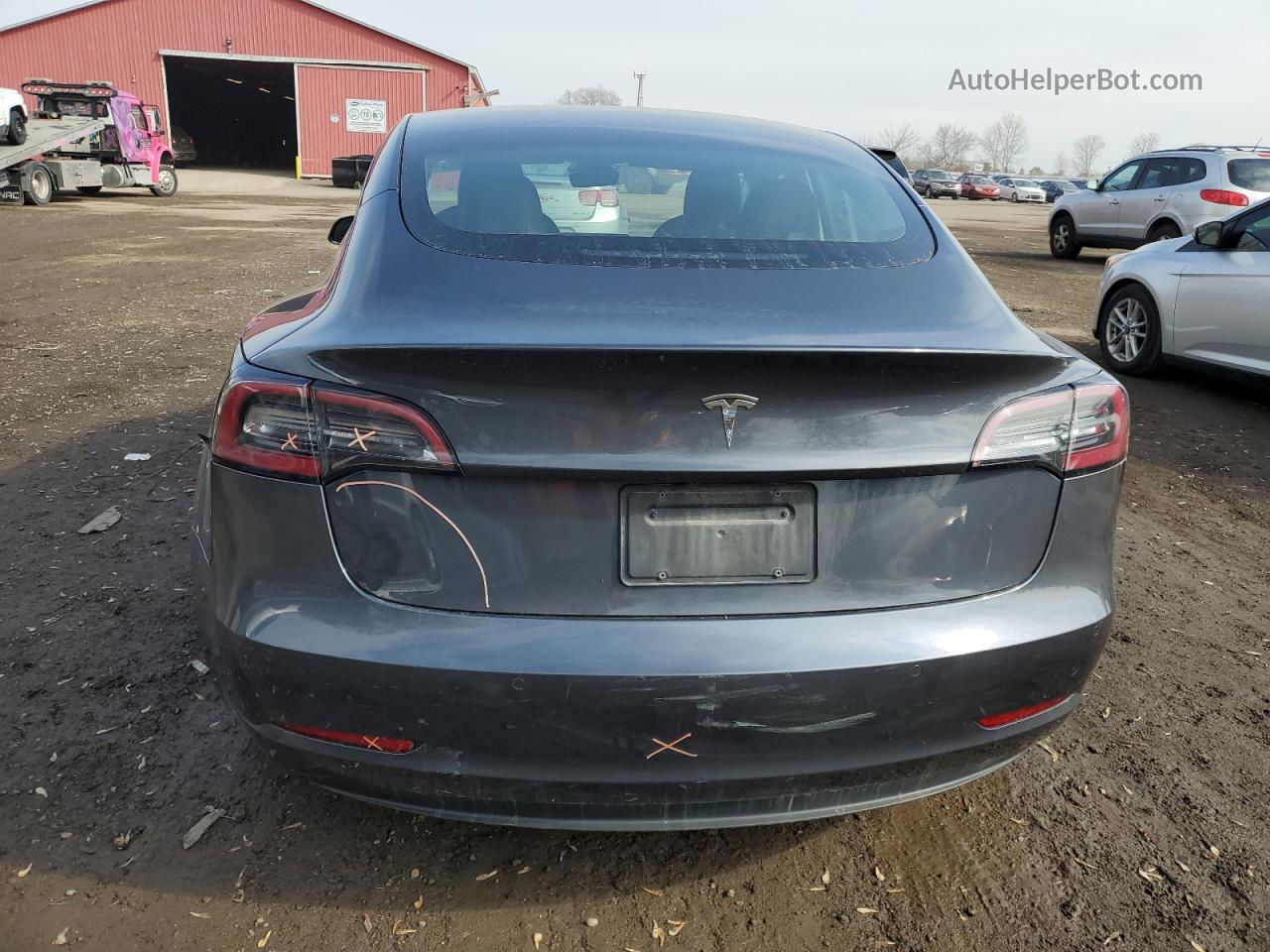 2021 Tesla Model 3  Серый vin: 5YJ3E1EA2MF973930