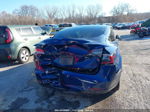 2021 Tesla Model 3 Standard Range Plus Rear-wheel Drive Dark Blue vin: 5YJ3E1EA2MF992476