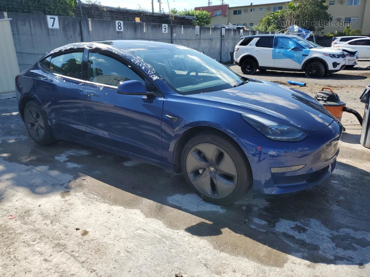 2022 Tesla Model 3  Blue vin: 5YJ3E1EA2NF188700