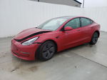 2022 Tesla Model 3  Красный vin: 5YJ3E1EA2NF191287