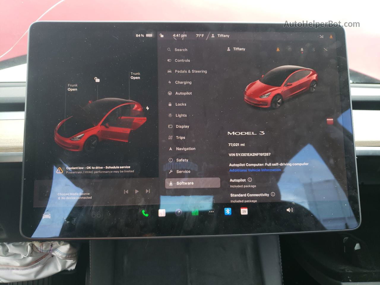 2022 Tesla Model 3  Красный vin: 5YJ3E1EA2NF191287