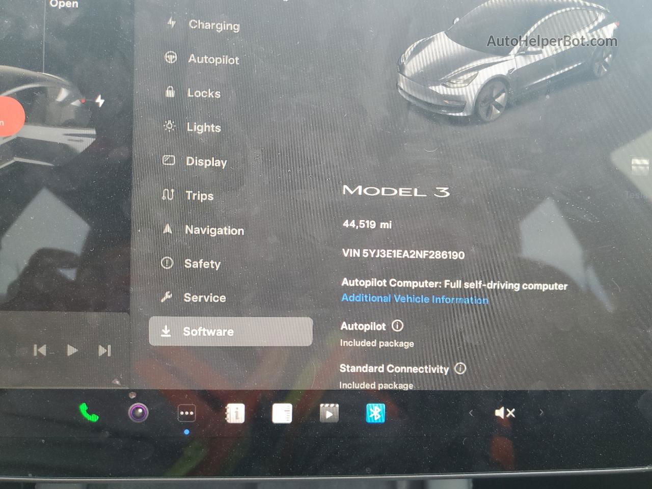 2022 Tesla Model 3  Gray vin: 5YJ3E1EA2NF286190