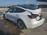 2022 Tesla Model 3  White vin: 5YJ3E1EA2NF370512