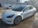2022 Tesla Model 3  White vin: 5YJ3E1EA2NF370512