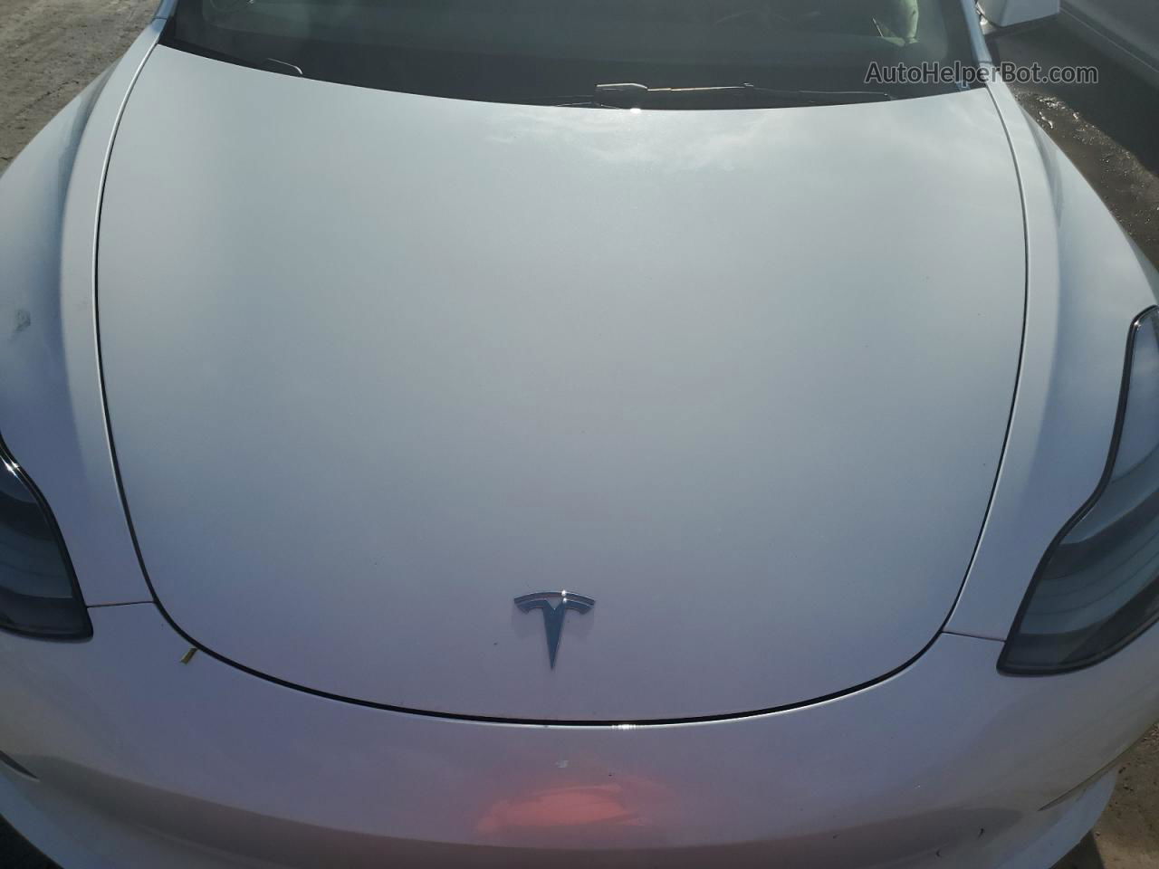 2022 Tesla Model 3  White vin: 5YJ3E1EA2NF370512