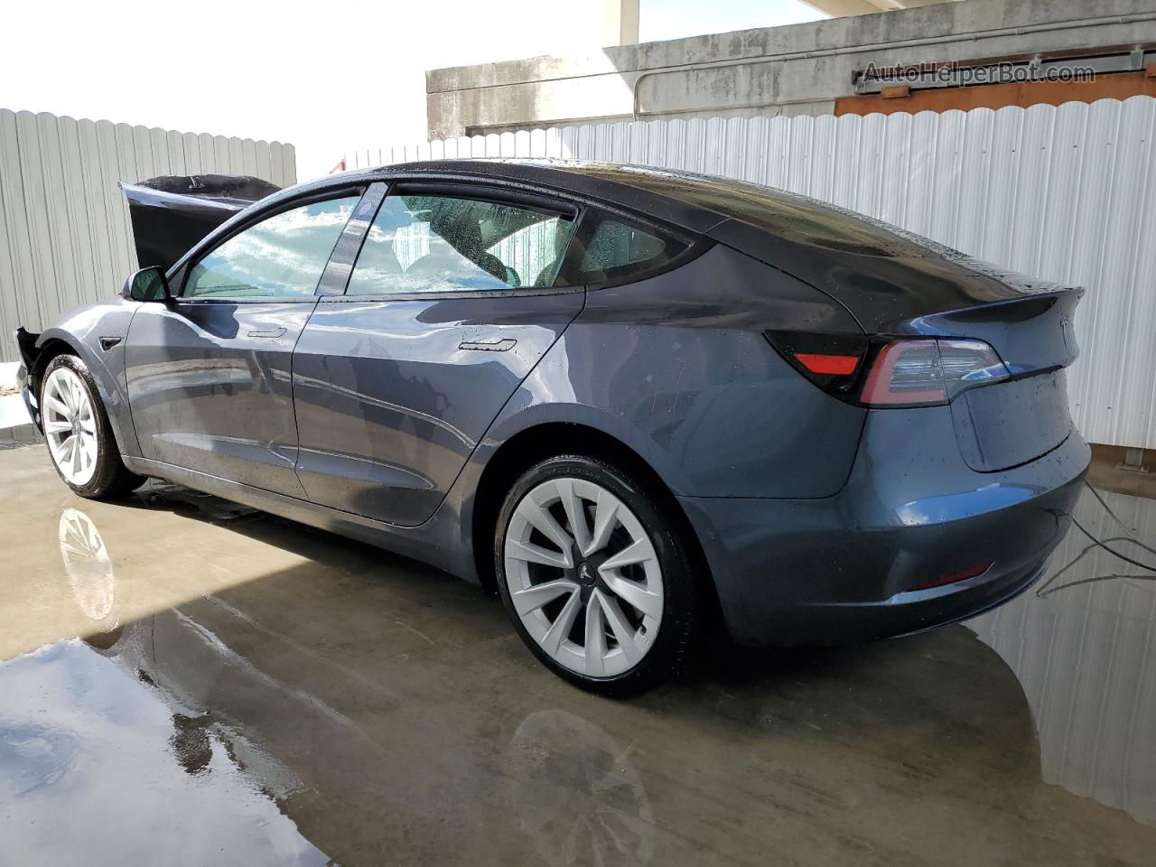 2022 Tesla Model 3  Charcoal vin: 5YJ3E1EA2NF370655