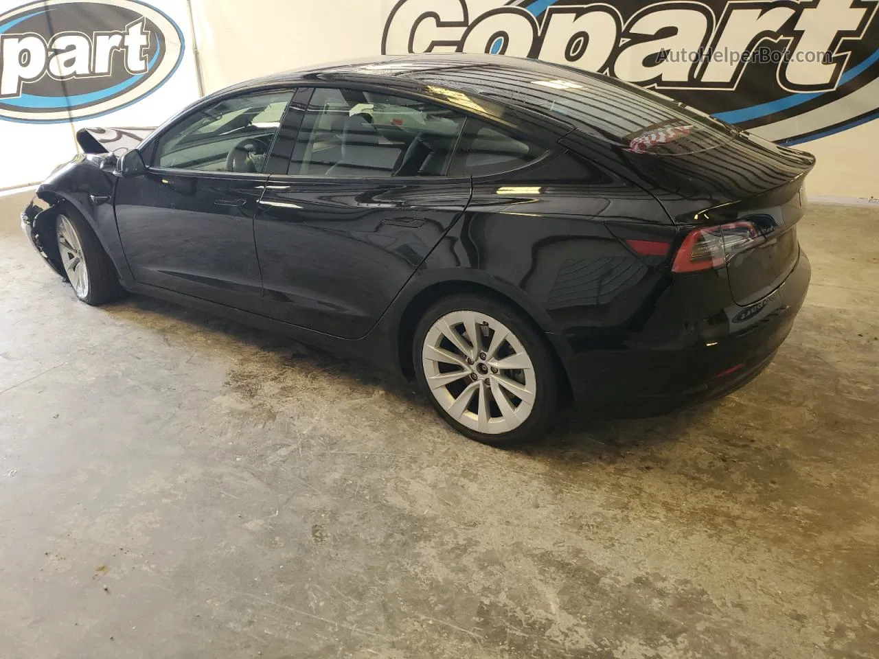 2022 Tesla Model 3  Black vin: 5YJ3E1EA2NF371725