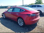 2018 Tesla Model 3 Range Battery Red vin: 5YJ3E1EA3JF024513