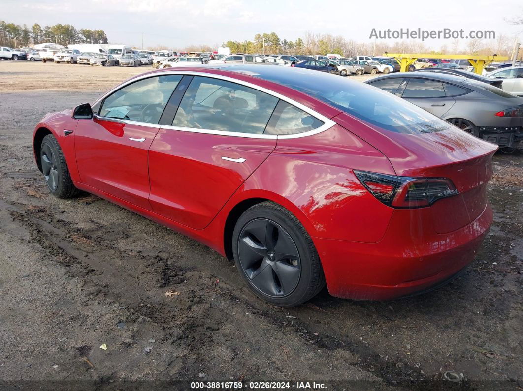 2018 Tesla Model 3   Red vin: 5YJ3E1EA3JF030747