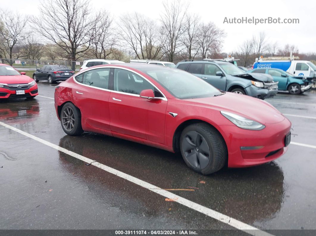 2018 Tesla Model 3   Красный vin: 5YJ3E1EA3JF042266