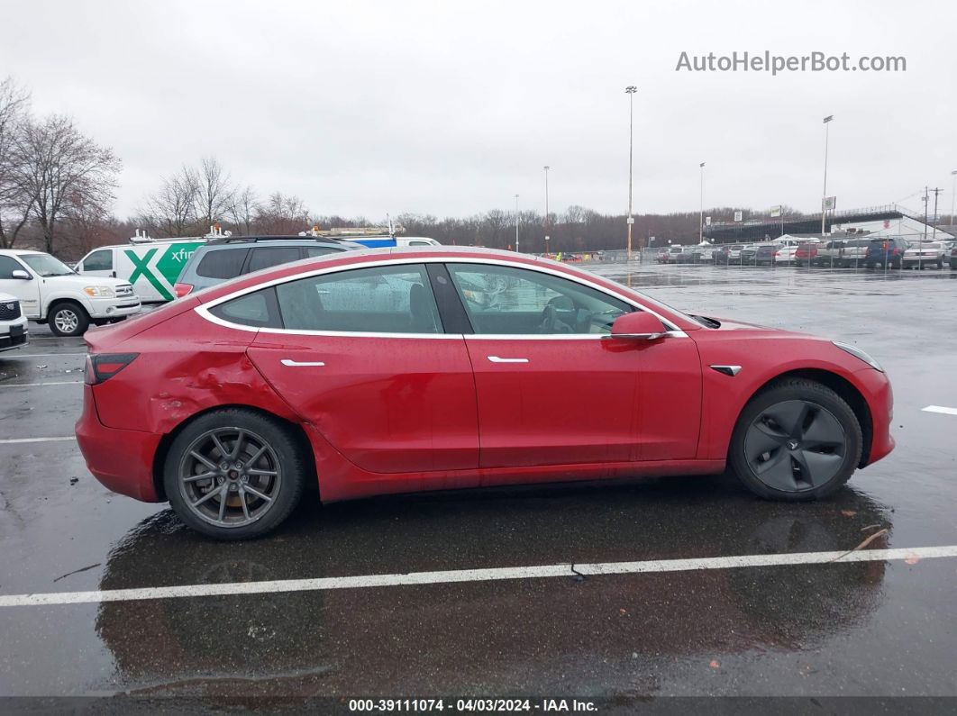 2018 Tesla Model 3   Красный vin: 5YJ3E1EA3JF042266