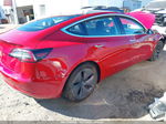 2018 Tesla Model 3 Range Battery Red vin: 5YJ3E1EA3JF047256