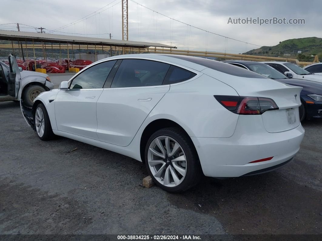 2018 Tesla Model 3 Long Range/mid Range White vin: 5YJ3E1EA3JF047516