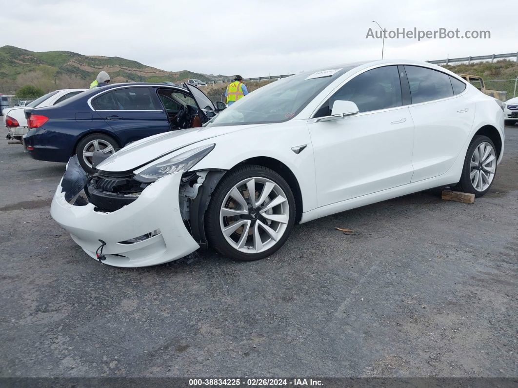 2018 Tesla Model 3 Long Range/mid Range Белый vin: 5YJ3E1EA3JF047516